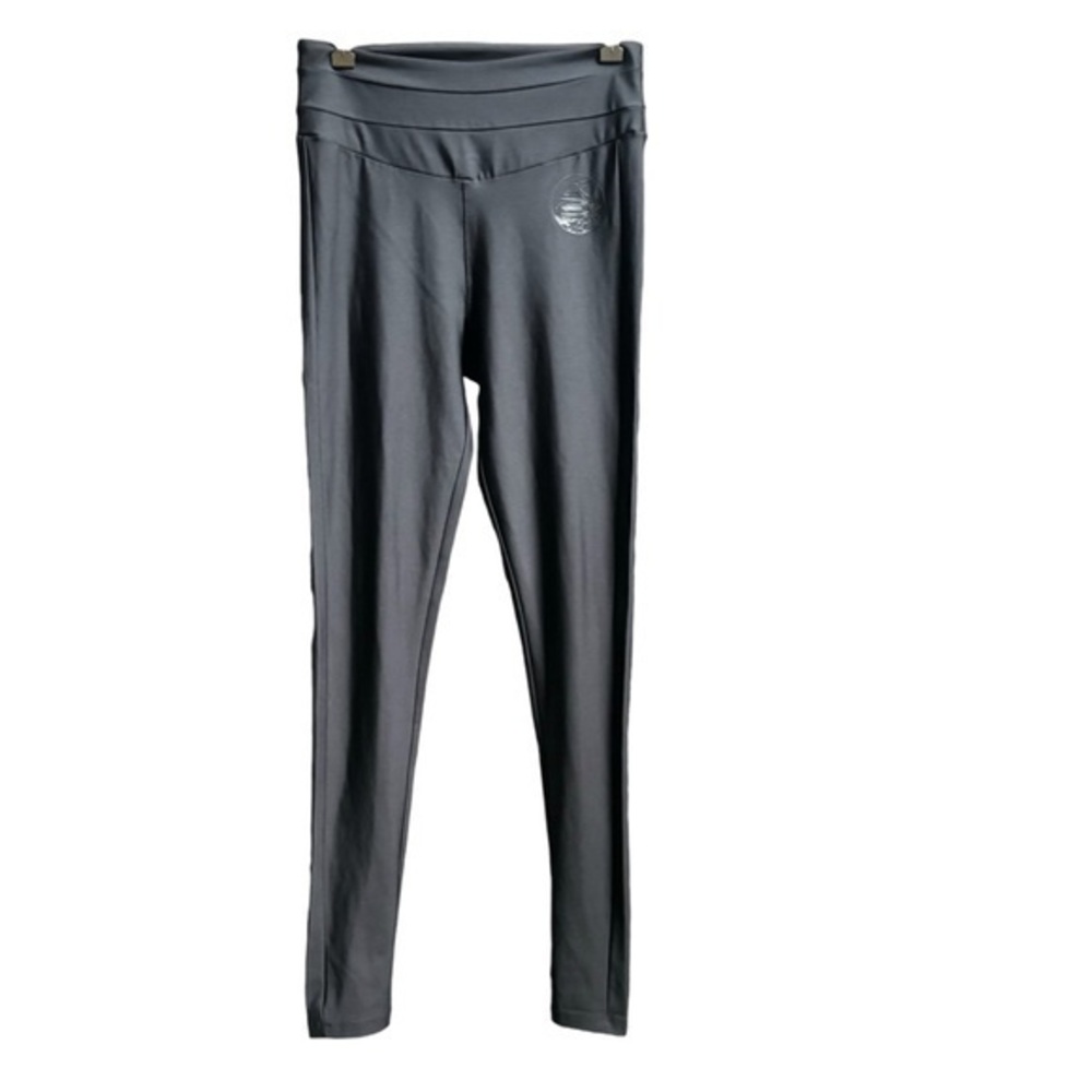 Peachaus Volcanic Black Full length Long Cycad Leggings  Workout Women's Size XL